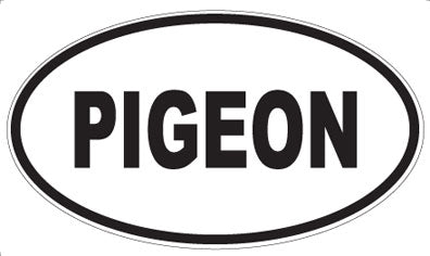 PIGEON - Oval Magnet