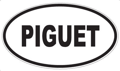 PIGUET - Oval Sticker