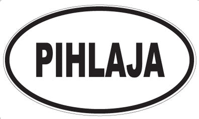 PIHLAJA - Oval Sticker