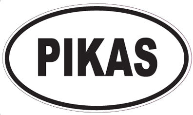 PIKAS - Oval Magnet