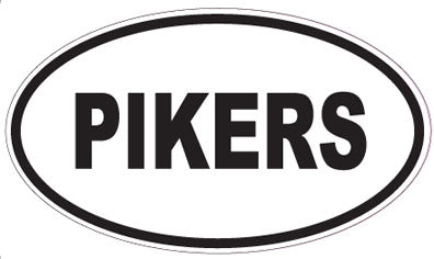 PIKERS - Oval Sticker