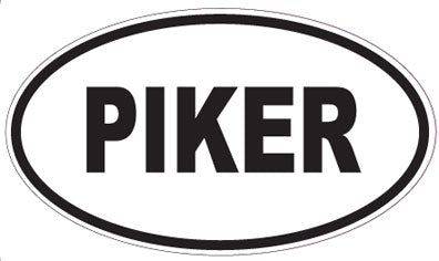PIKER - Oval Magnet