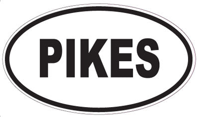PIKES - Oval Magnet