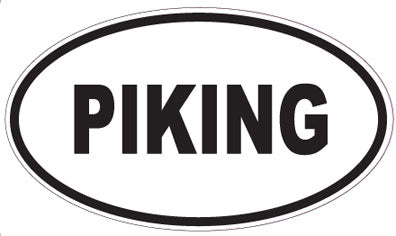PIKING - Oval Sticker