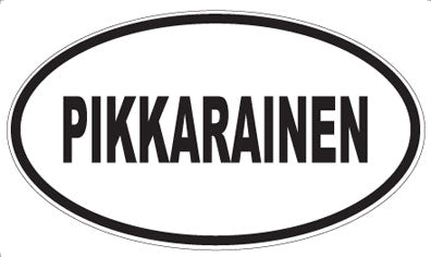 PIKKARAINEN - Oval Sticker