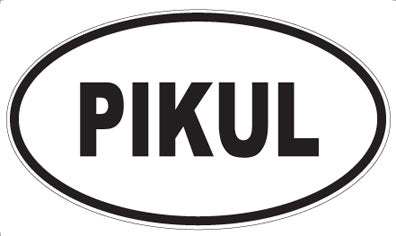 PIKUL - Oval Sticker