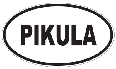 PIKULA - Oval Sticker