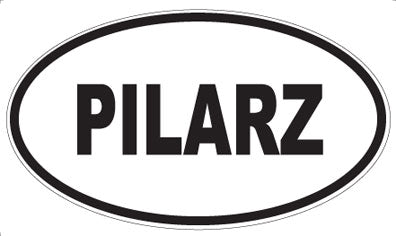 PILARZ - Oval Sticker