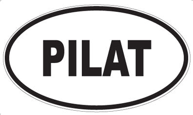 PILAT - Oval Sticker