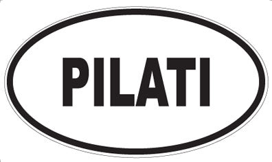 PILATI - Oval Sticker