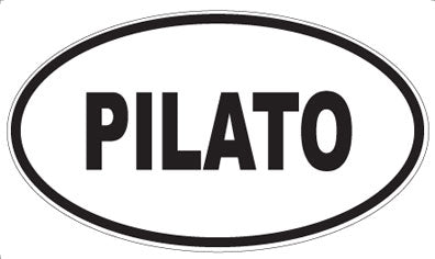 PILATO - Oval Sticker