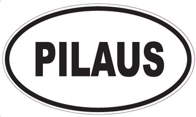 PILAUS - Oval Sticker