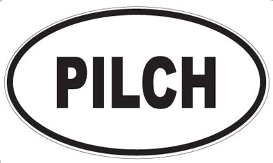 PILCH - Oval Sticker