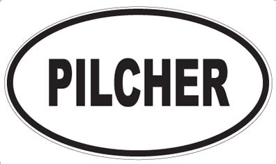 PILCHER - Oval Sticker