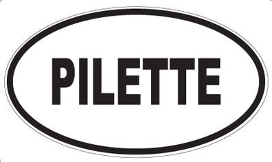 PILETTE - Oval Sticker