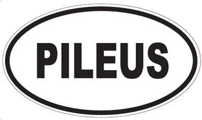 PILEUS - Oval Sticker