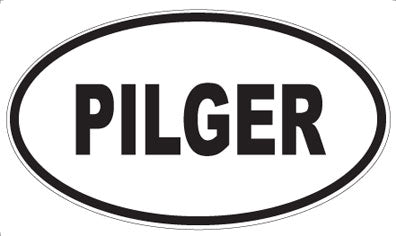 PILGER - Oval Sticker