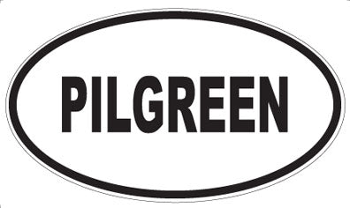 PILGREEN - Oval Sticker