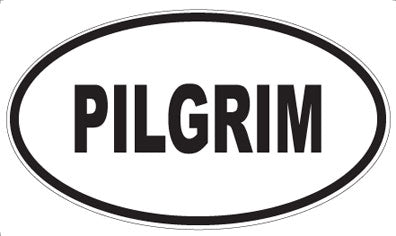 PILGRIM - Oval Sticker