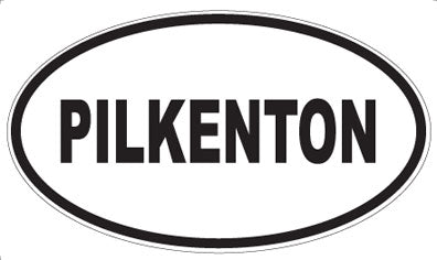 PILKENTON - Oval Sticker