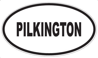 PILKINGTON - Oval Sticker