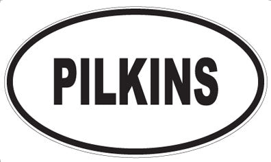 PILKINS - Oval Sticker