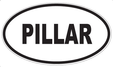 PILLAR - Oval Magnet