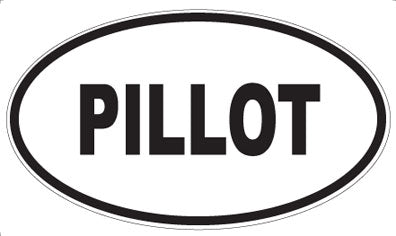 PILLOT - Oval Sticker