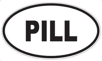 PILL - Oval Magnet