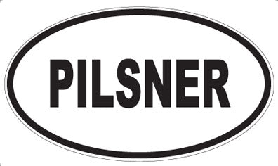 PILSNER - Oval Sticker