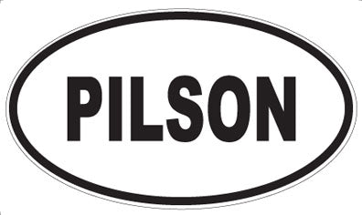 PILSON - Oval Sticker