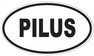 PILUS - Oval Sticker
