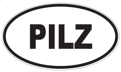 PILZ - Oval Sticker