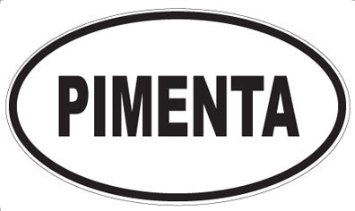 PIMENTA - Oval Sticker