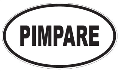 PIMPARE - Oval Sticker