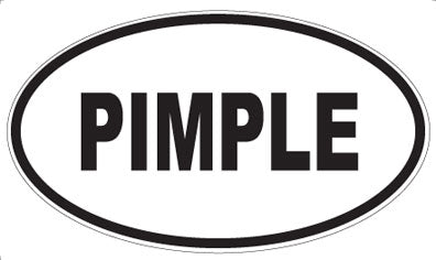 PIMPLE - Oval Magnet