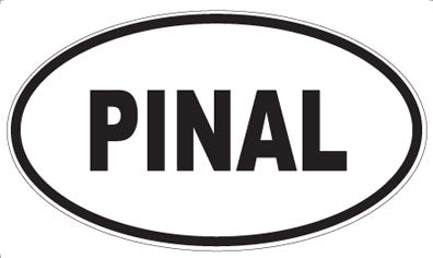 PINAL - Oval Sticker