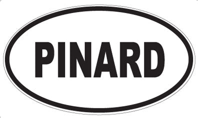 PINARD - Oval Sticker