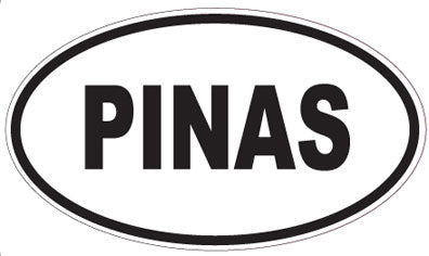 PINAS - Oval Sticker