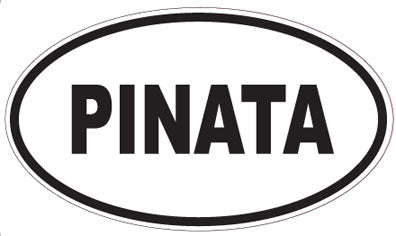 PINATA - Oval Sticker