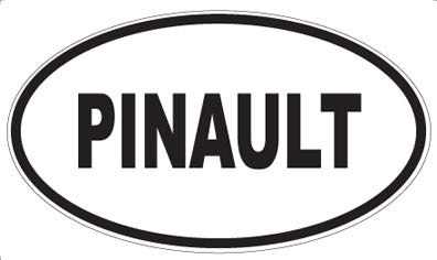 PINAULT - Oval Sticker