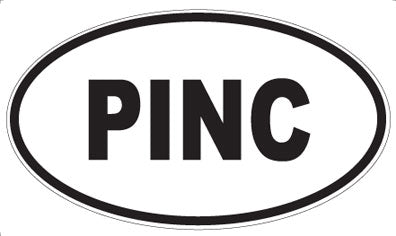 PINC - Oval Sticker