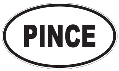 PINCE - Oval Sticker