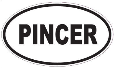 PINCER - Oval Sticker