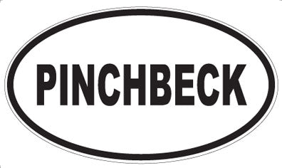 PINCHBECK - Oval Sticker