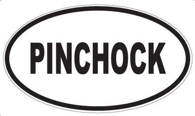 PINCHOCK - Oval Sticker