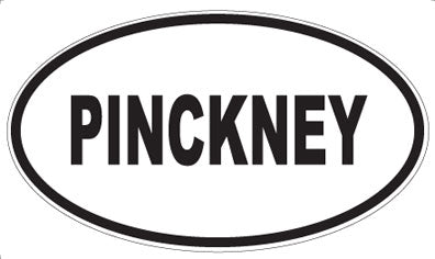 PINCKNEY - Oval Sticker