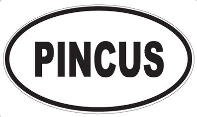PINCUS - Oval Sticker