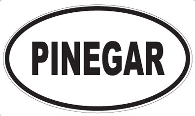 PINEGAR - Oval Sticker
