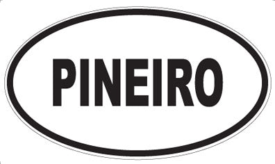 PINEIRO - Oval Sticker